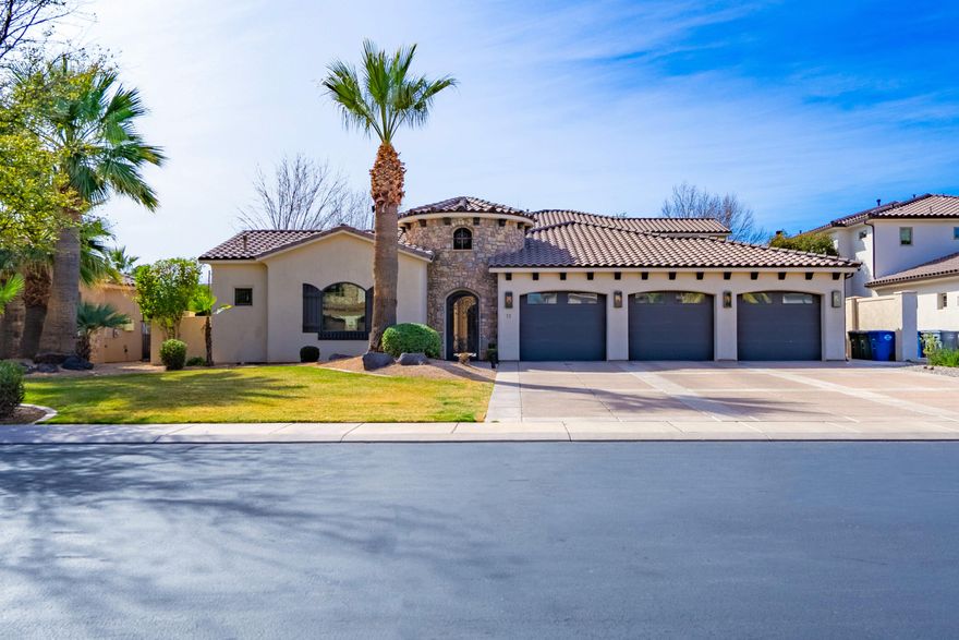 This gorgeous home offers a total of 5,993 square feet, including a beautifully designed 1,076-square-foot detached ADU (538.16 SF main level, 538.16 SF basement level), creating exceptional flexibility for multigenerational living or guests. The main residence features 4 bedrooms, 3.5 bathrooms, and two expansive living rooms, each crafted with high-end, custom finishes that showcase meticulous attention to detail.

The detached ADU includes 1 bedroom, 1.5 bathrooms, and a well-appointed kitchenette, providing a private, comfortable retreat with all the essentials.

Outdoor living is thoughtfully designed for both the main home and ADU occupants. A pool, spa, outdoor shower, and built-in BBQ are perfectly positioned to create a shared yet spacious gathering area ideal for relaxation and entertaining. 

Inside the primary suite, a dedicated washer and dryer hookup adds convenience and functionality. Throughout the home, elevated craftsmanship and custom selections create a refined, cohesive aesthetic that feels both luxurious and welcoming.  

This home delivers impressive space, excellent design, and solid amenities at a price that reflects the opportunity for repairs and personalized updates. Perfect for hands-on buyers or investors looking for a project with strong upside potential, this property invites you to envision the finished result and make it your own.  With thoughtful improvements, this property can be transformed into a standout home for years to come.  

Located within the private, gated community of Villa Bonita Estates, this property enjoys the benefits of a well-maintained and beautifully planned neighborhood. HOA dues cover common area maintenance, including the sports court, greenspace/park along the wash, front gate and fountain upkeep, and private road repairs. The HOA also pays for landscaping water for the common area, including individual front yards; however, personal yard maintenance remains the responsibility of each homeowner, allowing each owner the freedom to personalize and enhance their outdoor space.