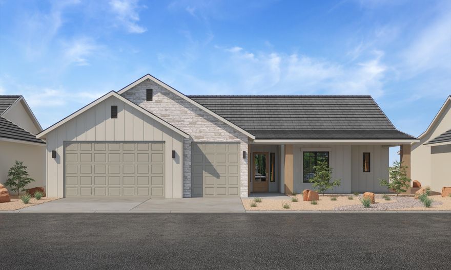 SunRiver Firelight an exciting new community just West of Toquerville. This new community will have over 1,200 homes and the amenities and lifestyle that SunRiver is famous for.  1st phase of amenities breaking ground in November of 2025 and ready for use late 2026. This home is an Astoria spec home with over $122K in design upgrades and a 4 car tandem garage fully landscaped.  No HOA for first 2 years after closing to Founders Club (first 74 homes.) Visit www.sunriver.com to see all the details. Buy now and get larger homesites close to amenity. This home qualifies for HECM purchase, as low as $459,900 down with no mortgage payment if over 62 years old, for qualified borrowers.