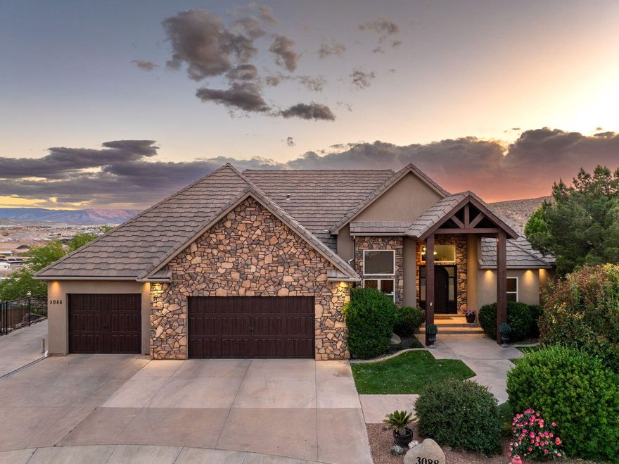 Welcome to this beautiful home in the Knolls at Little Valley, offering space, views, RV parking, a 3-car garage and no HOA. This 7-bedroom, 3.5-bathroom home features a functional layout with room for everyone. The main living area showcases soaring ceilings, a stunning stone fireplace, and abundant natural light. The kitchen is spacious and practical, with ample cabinetry, generous counter space, and a large island. The primary en-suite leads to the covered deck and has large windows. The bathroom features a separate jetted tub, dual sinks and walk-in shower with a spacious walk-in closet. The home has a designated storage room, separate laundry room and half bathroom. Step outside to enjoy elevated views from the covered balcony or relax in the backyard featuring a private pool with a slide. Located in a quiet, established neighborhood, this home combines comfort, privacy, and convenience. Located directly by parks, pickleball courts, elementary and intermediate schools, and River Road.