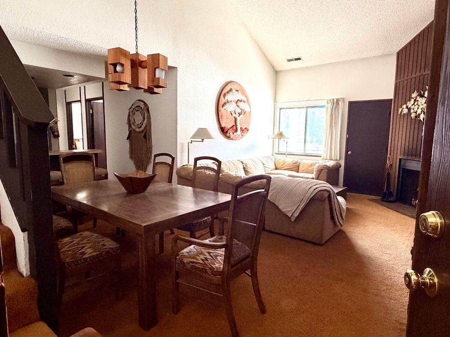 Step inside this authentic 1,274 sq ft 2 bedroom, 3 bathroom + loft condo unit #74 in Brianwood Building 2, in original condition! Nestled at the base of Giant Steps Mountain between the Lodge (w/Lift #2) and Bristlecone Park (w/Lift #1) this location is great for summer and winter fun. Enjoy stunning VIEWS, your private covered deck, cozy fireplace, storage closet in hallway, outdoor parking, paved year-round access, and clubhouse, including: jacuzzi, sauna, sitting/reading room, game room, laundry facilities, and on-site property manager. Walk/Ski-in/Ski-Out to Giant Steps Lodge, Brian Head Sports Shop, The Mall & Bristlecone Park: pavilion, playground, basketball court, fire pit, volleyball & prize fishing pond. Sleeps 8+. Sold fully furnished, as-is. Nightly rentals allowed!
