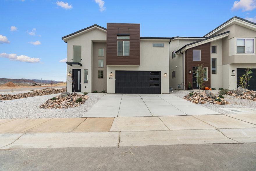 4-bedroom, 2.5-bath home with a 2-car garage in the brand-new Southern View community! Features include EVP flooring in the kitchen, dining, entry, gathering room, and bathrooms, upgraded carpet in bedrooms, quartz countertops throughout, stainless steel gas appliances, a stylish kitchen backsplash, and painted cabinets. Enjoy a large concrete patio and nearby community amenities. Ask about available lender incentives! Buyer and agent to verify all information. NOTE: Interior and exterior finishes are predetermined and may change. Photos are examples of the finishes are also subject to change.