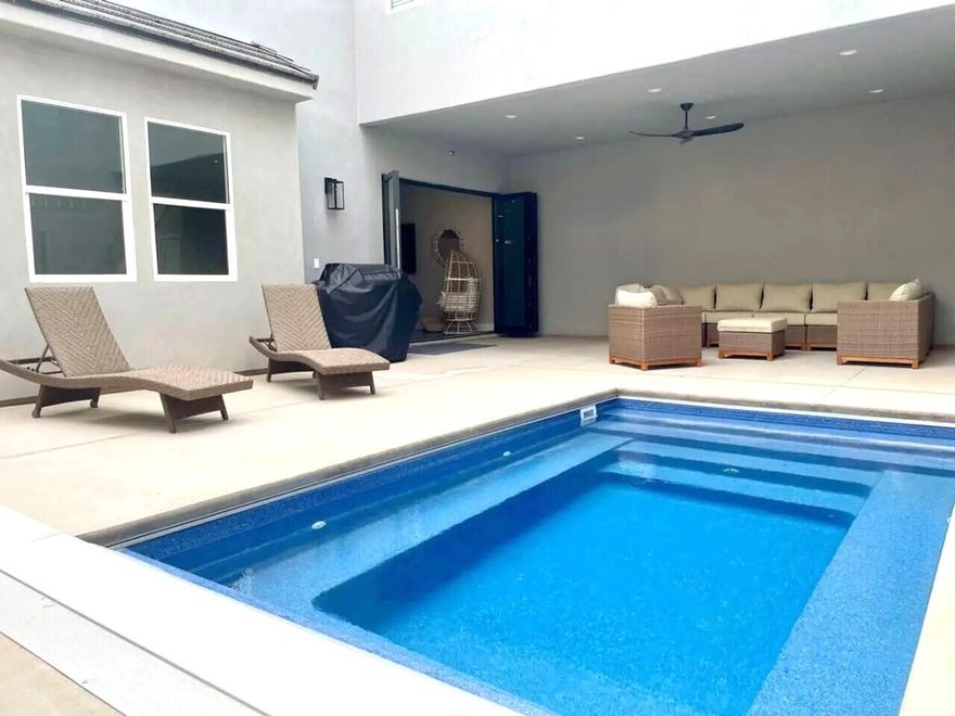 With in walking distance or minutes by car of incredible recreational opportunities.  New water park, rope obstacle course, Sand Hollow Reservoir, Golf Course as well as Zion National Park about 20 minutes away.  
The home comfortable sleeps 20+, comes fully furnished and professionally decorated with game tables that included poker, foosball and ping pong. An enclosed courtyard contains a private spa pool, gas bar be que and gathering area with fire feature.  Triple garage.  Pet friendly.  
Elim Valley community features street parking, tennis/pickle ball, community pool and park area.  Lovely tree lined streets with old world ambience. Seller will be participating in a 1031 exchange.