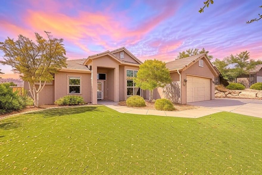 Nestled in a great neighborhood near Red Cliffs Mall, this single-level gem boasts modern comfort and low-maintenance living. Enjoy newer appliances, a xeriscaped yard, RV parking, and a covered patio perfect for relaxing. Ideal for easy living in sunny St. George, Utah!