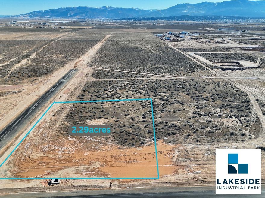We are here to make your business dreams become a reality. SELLER FINANCING AVAILABLE! Build to suit! West of Cedar City, in port 15! This new industrial center is the future driving hub of Iron County. These light industrial lots are ready for you to build your future business. Come fall in love today!