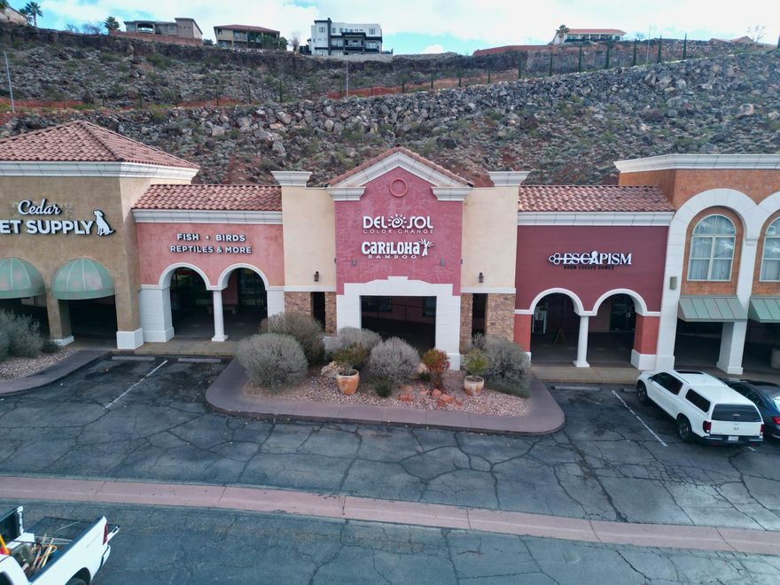 One retail shop available now, approx. 2,299 SQFT (can also be configured as approx. 1,789 SQFT), located in The Shoppes at Zion, a bright and clean center in the heart of St. George. This location has instant Interstate 15 access with heavy local and tourist traffic. There is an on-site Property Management Office and a marketing program in place! Listing information deemed reliable, buyer to verify. Price is determined by lease terms.