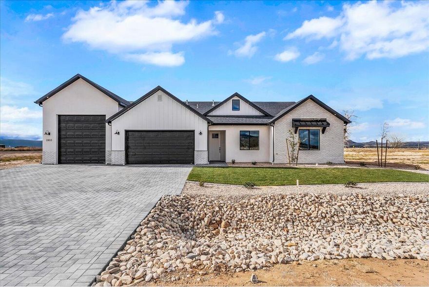 Brand new custom home! 4 Bed/2.5 Bath with oversized garage. Upgrades include quartz countertops, tile flooring, stainless appliances with gas range, oversize, upgrading lighting, Large pantry, sink in laundry room, high ceilings, open living room/kitchen and more! Oversized garage with boat bay.