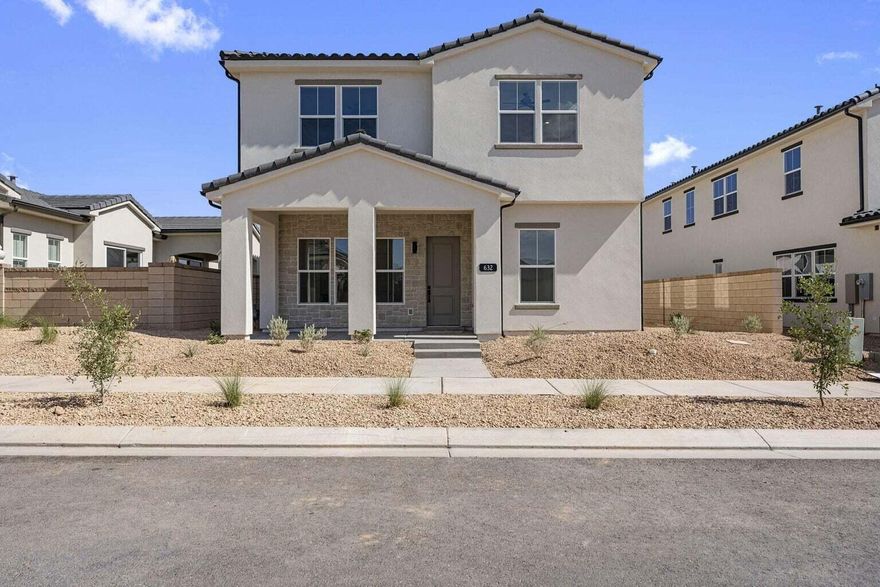 Desert Color? Yes Please! Experience elevated living  in the highly sought-after  Desert Color community!
Step into a bright open-concept living space highlighted by a breathtaking 23-foot vaulted ceiling that fills the home with natural light and architectural character.  Features include luxury vinyl plank flooring, quartz countertops, designer backsplash, and spa-inspired bathrooms with tile surrounds and sleek Euro glass shower doors. Ceiling fans in every room provide year-round comfort.
The flexible floor plan offers room for everything--from working remotely in the den to relaxing evenings in the spacious loft or hosting gatherings in the main living area. 
Experience the perfect blend of modern design, thoughtful upgrades, & an unbeatable community lifestyle featuring a spectacular 2.5-acre lagoon, resort-style pools, pickleball courts, walking trails, and year-round outdoor recreation.
This is more than a home--it's a lifestyle designed for relaxation, connection, and adventure!