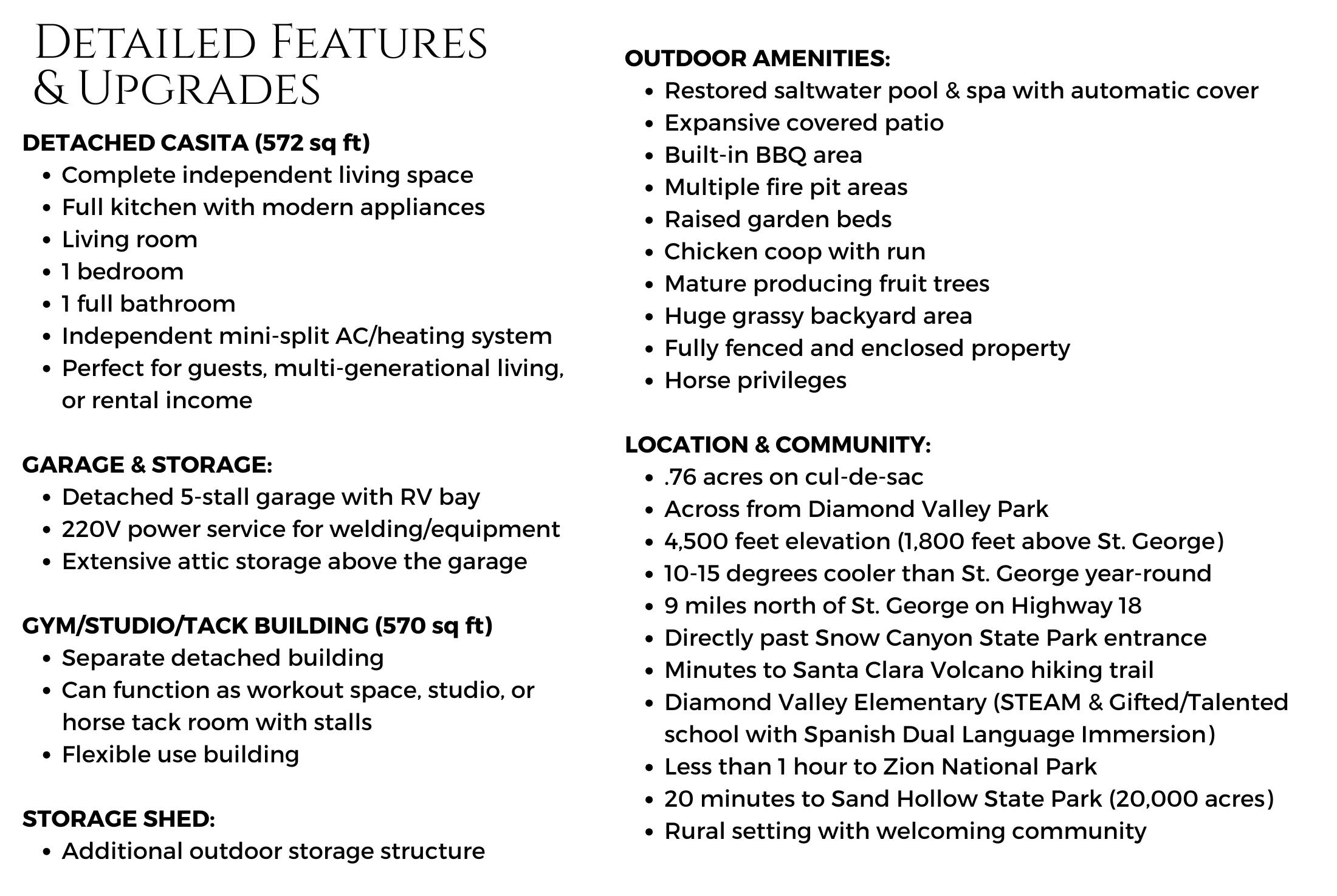 DIAMOND VALLEY ACRES - Residential
