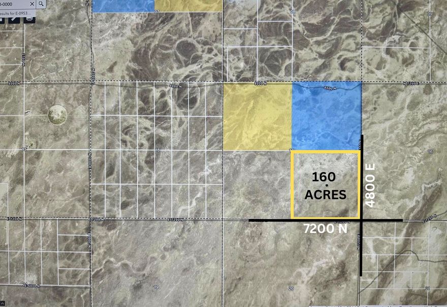 ** AMAZING BUY ** 1ACFT of Water rights + 160 Acres of untapped land great for all of your outdoor needs. Escape the city and become Immersed in clear open skies with beautiful views in all directions as well as open ranges. located about one mile North of Antelope Road....Bring your RV or Tent and get away from the busy world! Property is Off Grid. No Hoa. The property does have Animal rights There may be old ranch roads that are unimproved in the area. Photos are of the general area of the 160 acres. *** Acreage & Square footage figures are provided as a courtesy estimate only. Buyer is advised to obtain an independent measurement & verify all info.