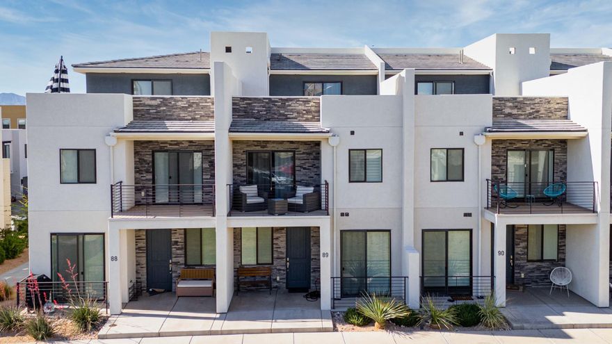 Discover the top unit in the building--fully furnished, professionally inspected, and ready for immediate enjoyment or investment! This spacious retreat lives like a 4-bedroom, with two true master suites plus a top-floor loft designed as a bunk room, comfortably accommodating up to 14 guests. Upgrades include a reverse osmosis water filtration system, a retro arcade console with over 800 games, and a stunning third-floor sky deck.

Enjoy resort-style amenities, including a hot tub amenity specific to this building, a 2.5-acre lagoon, a pool, six pickleball courts, a splash pad, and exciting new restaurants and family activities all around.

Whether you're looking for a second home, a private getaway, or a vacation rental investment, this is the best Desert Color has to offer in terms of price, location, and amenities.