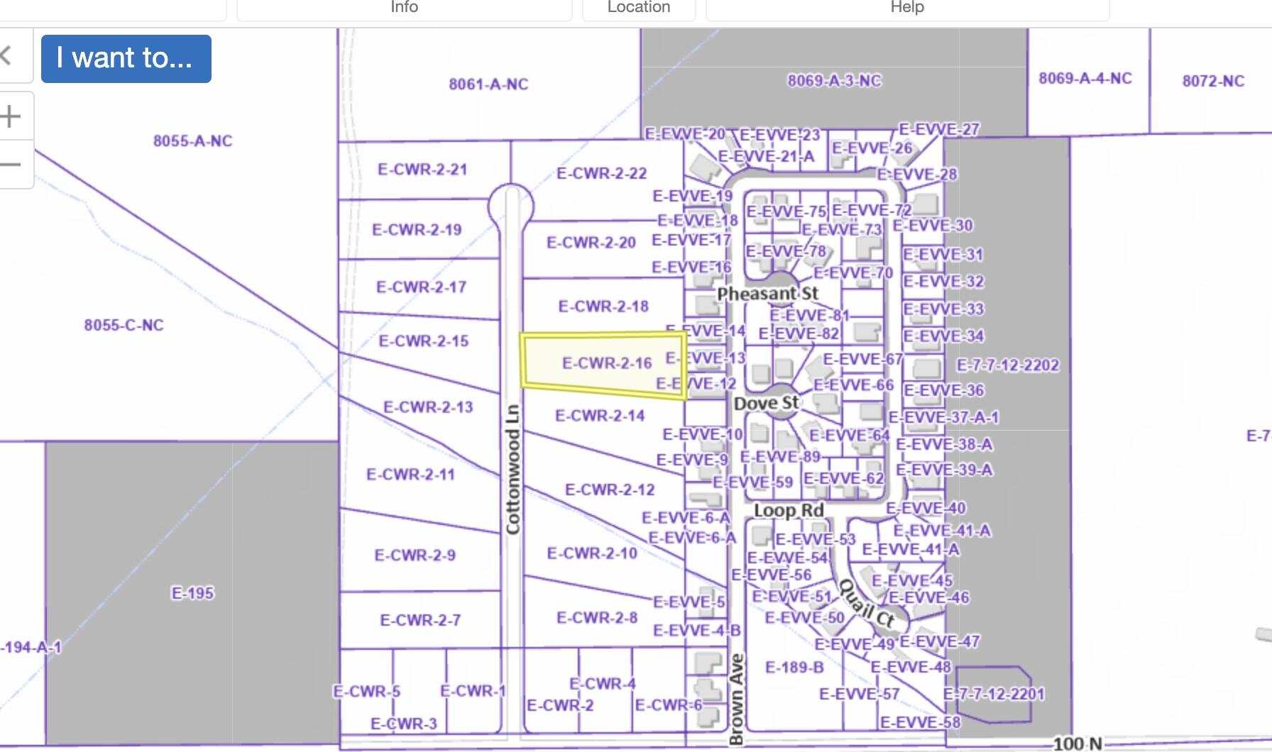 COTTONWOOD RANCHES SUB - Land
