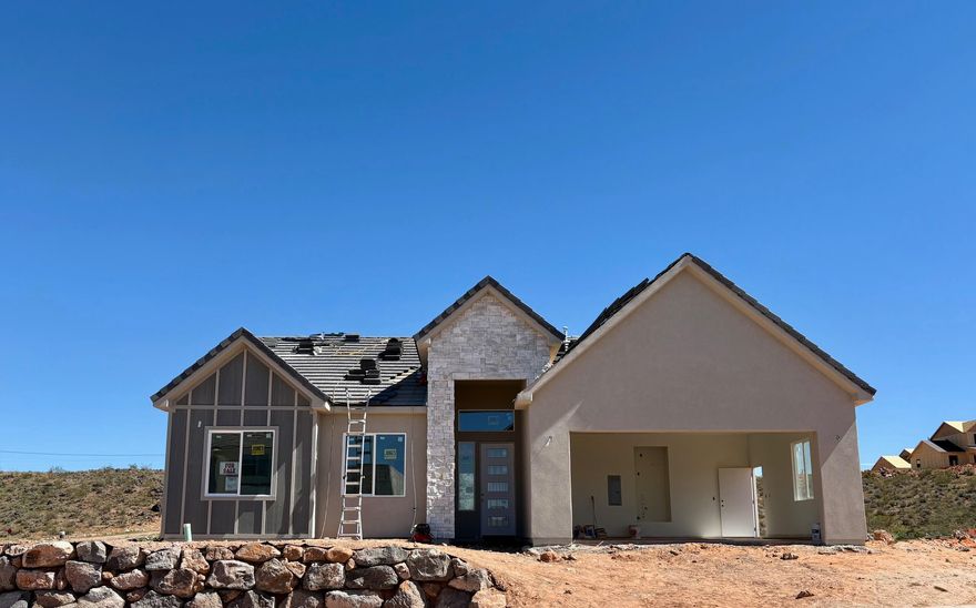 S&S Homes at Paraiso! Conveniently located in Hurricane where SR9 meets SR7/Southern Parkway. Great lot with no homes directly behind or on the garage side of the house. Scheduled colors and finishes include painted cabinets throughout, quartz countertops throughtout, hexagon kitchen backsplash, tiled tubs and showers, primary shower tile to ceiling with frameless glass door, satin nickel plumbing fixtures, front and backyard landscaping too! Call or text for additional details.