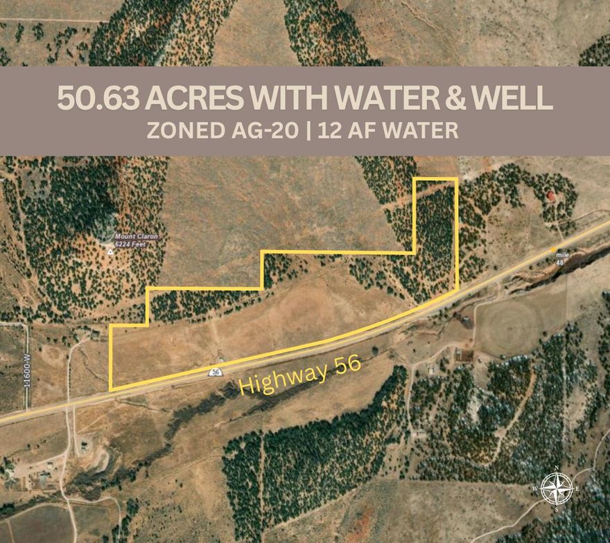 This is an exceptional opportunity to own 50.63 acres of prime real estate, perfectly situated just off Hwy 56 for easy access and convenience, all while offering the serenity and beauty of Southern Utah. The potential here is limitless — whether you're envisioning a thriving ranch, a picturesque country retreat, or a productive agricultural operation, this property has the foundation to make it happen. With 12 acre-feet of water rights and a well already in place, this land is fully equipped for irrigation, including a pivot irrigation system that can easily cover 3 acres — ideal for cultivating crops or maintaining lush pastures. Power is already connected, and the entire property is fenced and cross-fenced, making it ready for livestock or any agricultural endeavors you have in mind.

The landscape is absolutely breathtaking, offering sweeping views of the surrounding area. There's even a secluded area perfect for building your dream home, with panoramic views that will showcase every sunset and offer stargazing nights like you've never experienced before.

The location is unbeatableright off Hwy 56, ensuring quick and easy access to town and everything you need, while still offering the peace and privacy of country living. Opportunities like this don't come around often, so don't miss your chance to turn your vision into reality on this exceptional Southern Utah property!

This truly is the ultimate canvas for creating something extraordinary.