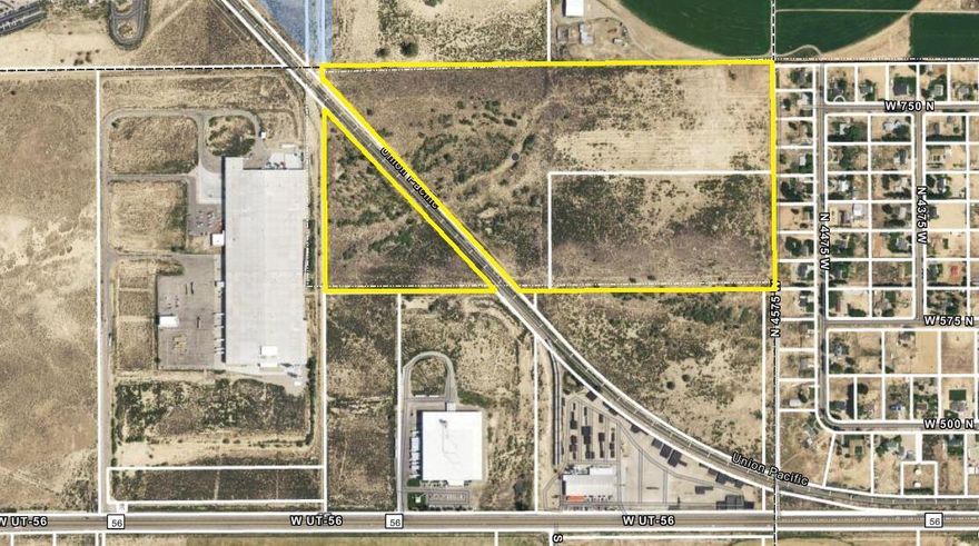 Outstanding development property opportunity. Adjacent to Port 15 Industrial Park and and GAF plant. Union Pacific railroad bisects the property.
