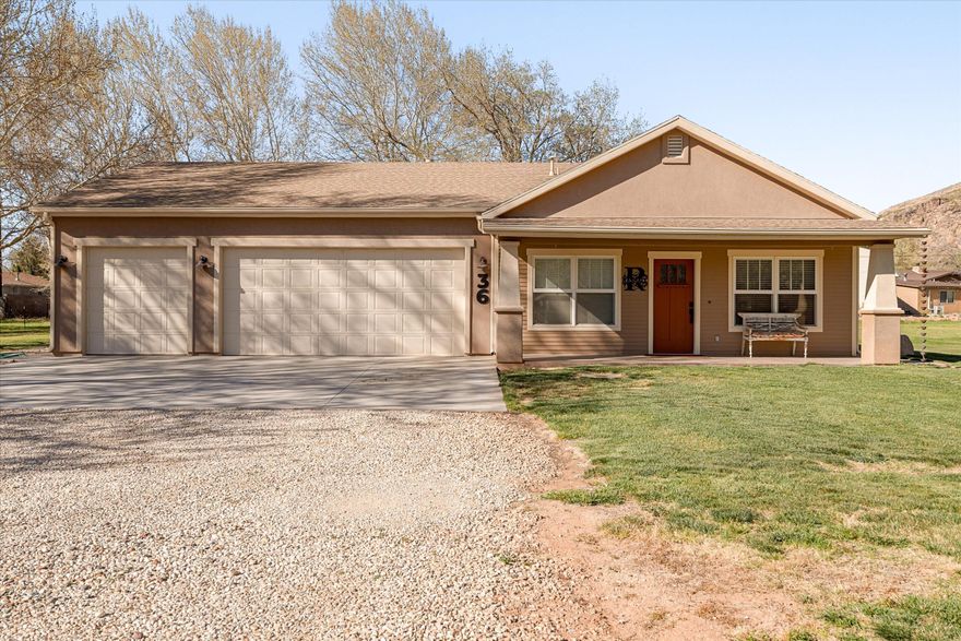 3 bed, 2 bath rambler on 1.01 acres in Hurricane with a single-level, functional layout and plenty of open space. Includes a 30' x 40' detached larch-built shop with a full bathroom, already wired for a mini split, ideal for a workshop, storage, or extra use space. Ample room for RV parking, equipment, or future additions, all in a convenient location with space to spread out. Additional adjoining parcels are available for sale and offer development potential, but may be purchased separately.