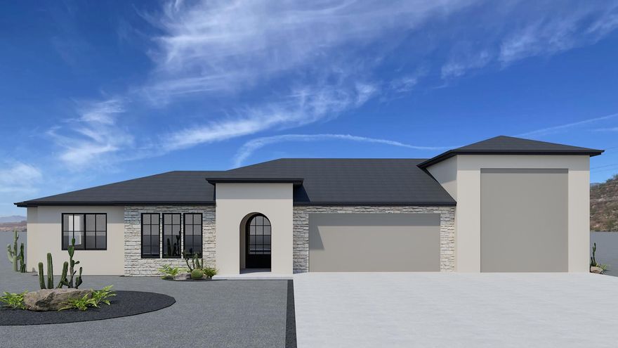 You will love the elegant arches that hug the natural light filling this home. The timeless elegant finishes set this home apart from the rest!  At the end of a cul de sac this home has views of the Hurricane valley and the coral cliffs.