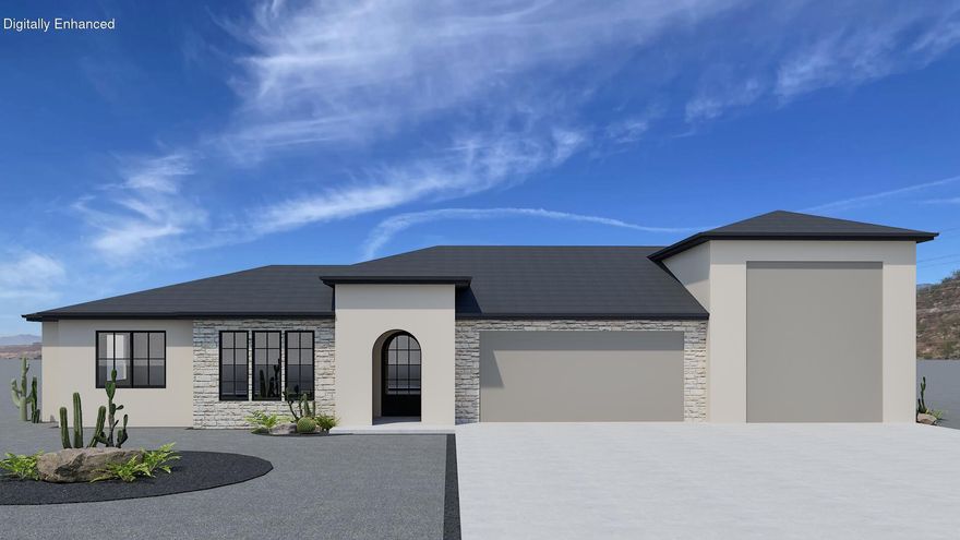 You will love the elegant arches that hug the natural light filling this home. The timeless elegant finishes set this home apart from the rest!  At the end of a cul de sac this home has views of the Hurricane valley and the coral cliffs.