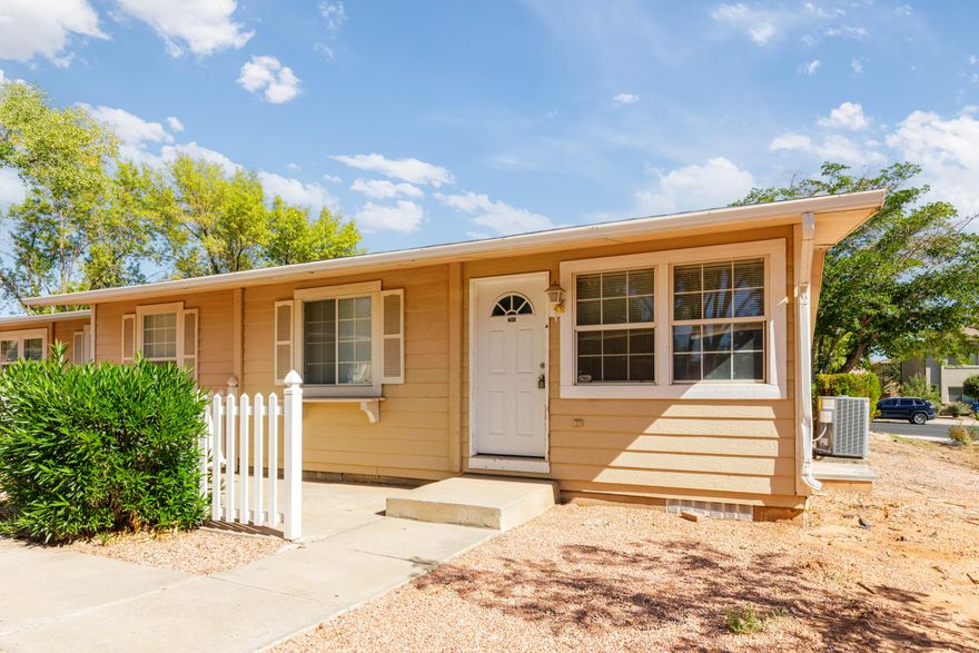 Charming 2-bedroom, 1-bath single-level condo built in 1987, offering easy, low-maintenance living. This well-designed home features a comfortable layout with spacious bedrooms, a bright living area, and convenient single-level access. The HOA takes care of landscaping and provides access to community amenities, including a pool and hot tub, so you can relax and enjoy a worry-free lifestyle.