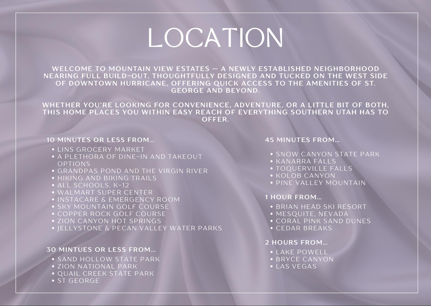 MOUNTAIN VIEW ESTATES - Residential