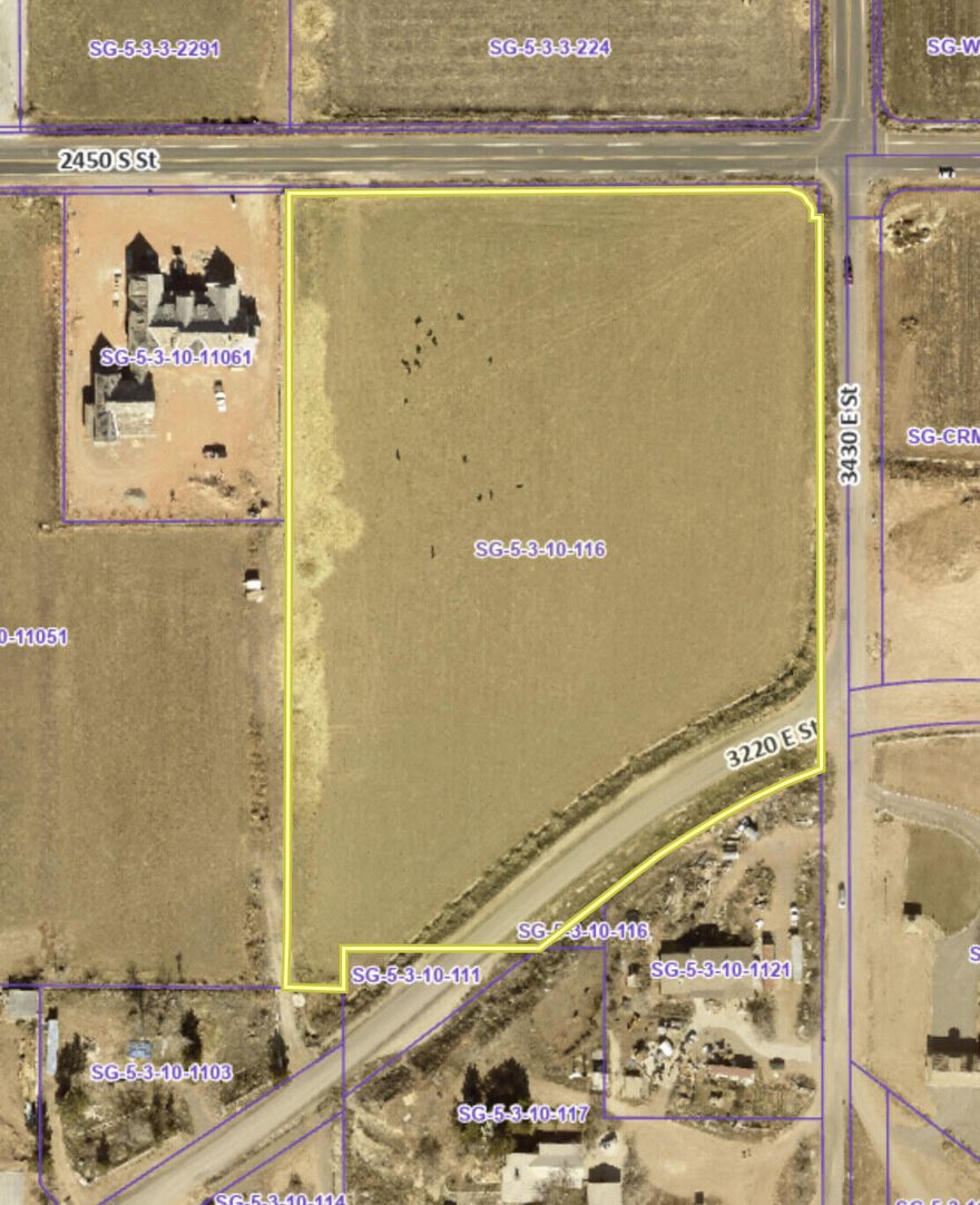 Give your dreams room to breathe with this ~6 acre Estate lot.

Located on the southwest corner of 2450 S 3430 E.