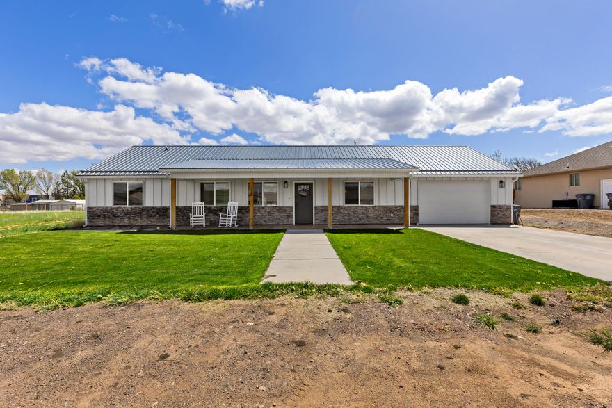 Must see this charming 3 bed 2 bath newly built in 2022 home. This sits on a great 0.44 acre lot with plenty of room for everything. Fully fenced backyard with room behind the fence for RV's, trailers, extra cars, gardens, or anything else you would like. Granite countertops and upgraded flooring in the home. There is also surround sound speakers in the home and upgraded 20 amp circuits throughout the whole home. Extra insulation in the home as well. Hot Tub in the backyard is also included. There is a Shed in the backyard behind the fence with electric in it. Grapevines planted on the side of the home as well. This property has it all and plenty of space for more!