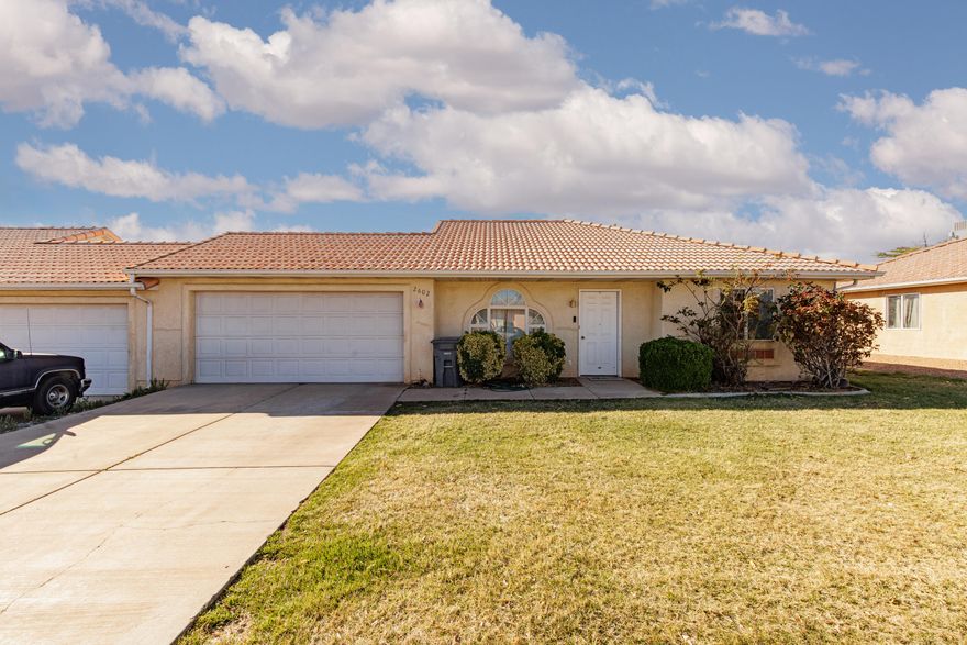 Fantastic investment opportunity in the desirable Twin Palms subdivision! This duplex features two spacious units, each offering 3 bedrooms, 2 bathrooms, and a 2-car garage, providing comfortable living space and strong rental potential. Ideally located in the Red Cliffs area, the property offers excellent proximity to shopping, schools, parks, and recreation. This duplex is a great opportunity for investors or owner-occupants looking to generate rental income.