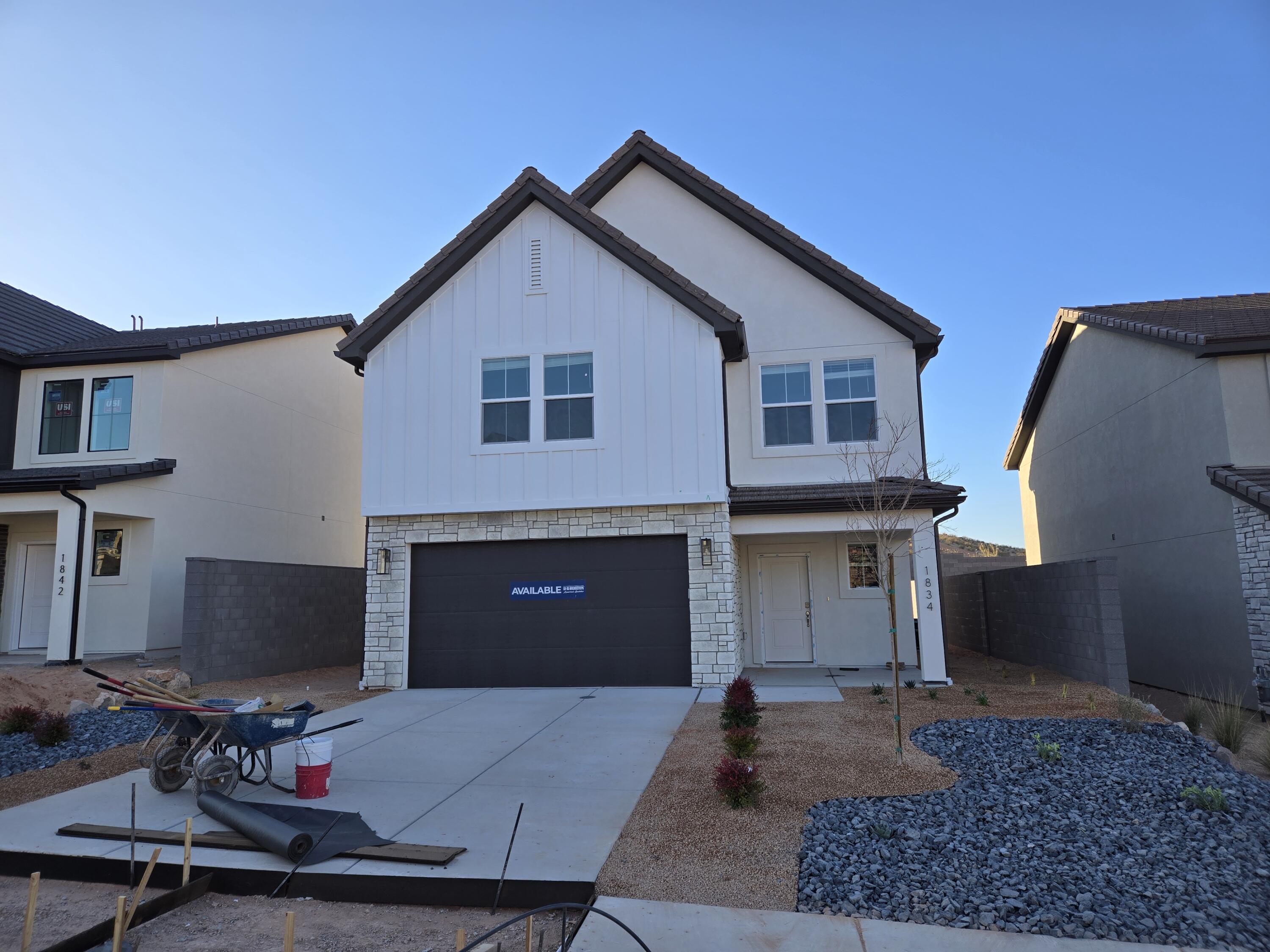 So much backyard on this oversize lot! This Coral floorplan is featured in our popular Farmhouse exterior in the desirable community of Long Valley. You will enjoy an open floorplan that boasts a kitchen with generous pantry, a large kitchen island with breakfast bar, quartz countertops, stainless appliances with gas cooking, and laminate flooring throughout the main level. Enjoy our community pools, hot tub, pickleball courts, 18 hole putting course and more! Ask me about our generous home warranty and smart home package! ** Special Interest Rates are Available when you use DHI Mortgage in addition to receiving $5,000 toward closing costs The actual home may differ in color, material, and/or options. Interior pictures are of a finished home of the same floor plan and the available home may contain different options, upgrades, and exterior color and/or elevation style. Square footage figures are provided as a courtesy estimate only and were obtained from building plans. No representation or warranties are made regarding school districts and assignments; please conduct your own investigation regarding current/future school boundaries.