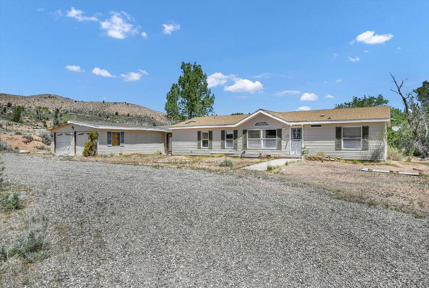 Situated up Bullion Canyon in Marysvale, Utah this 3 bedroom, 2 bath home sits on 1.77 acres with a private secluded yard, room for horses and animals, and easy access to ATV trails and endless riding nearby. Offering 1,485 sq. ft. of living space and a 2 car garage, this property is ideal for those looking to enjoy the outdoors, privacy, and the peaceful mountain surroundings that make this area so desirable. Surrounded by scenic views and recreation opportunities, this property offers the chance to create your own retreat in one of Utah's favorite ATV destinations. Spend your days exploring nearby trails, riding right from the area, or simply enjoying the open space and quiet setting. With acreage, privacy, and room to grow, there are endless possibilities for how this property could be transformed. This home needs someone with vision who is ready to put in the work and unlock its potential. Whether you are looking for a mountain getaway, investment opportunity, or full-time residence, this property offers the opportunity to build equity while creating something truly your own. Properties with land, privacy, horse privileges, and access to outdoor recreation are hard to find, making this a unique opportunity with plenty of possibilities.