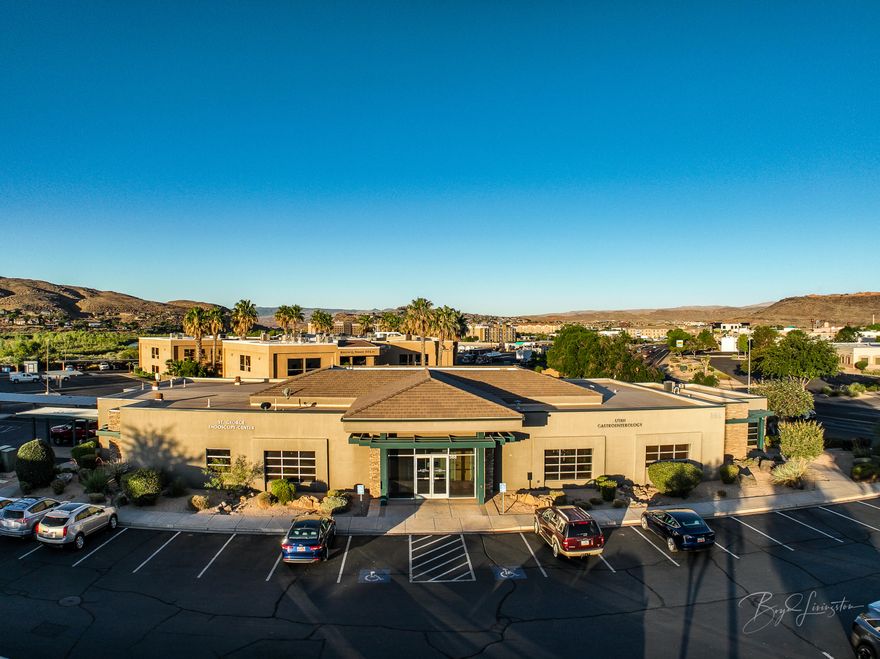 Fully leased medical/surgical office building for sale on Riverside Drive. Certified surgical center and doctor's offices well located two blocks from the I-15 interchange with convenient access to River Road and Bluff Street.
Excellent condition and investment.