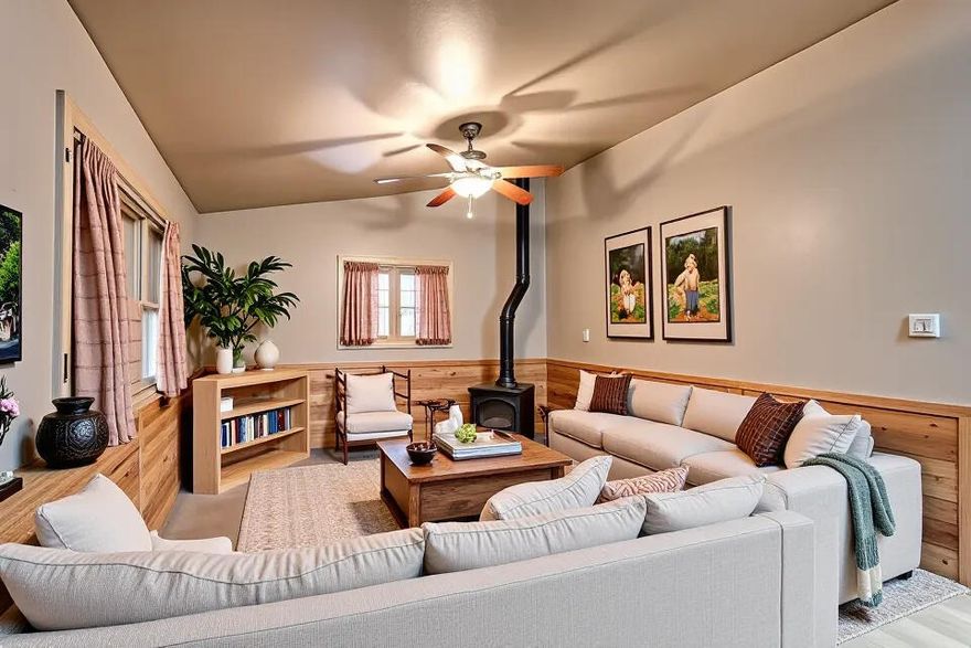 Lot next door, 270 W Forest Dr, is included in the sale! Welcome to this 1200sqft single floor cabin with 2 bedrooms and 1 bathroom sitting on .91 acres in Mammoth Creek, Utah. Outside, the porch has stub outs to set up BBQ, outdoor heaters or flood lights. The 20 X 40, extra depth, detached garage holds a 1700 gallon water tank with a pump system, cabinets and a firewood rack. Cabin comes fully furnished and is ready for cable, a landline and internet! HOA is optional for property with homes, it does not cover anything. Cabin is 15 minutes away from Panguitch Lake, 18 minutes to Duck Creek and 26 minutes to Brain Head.