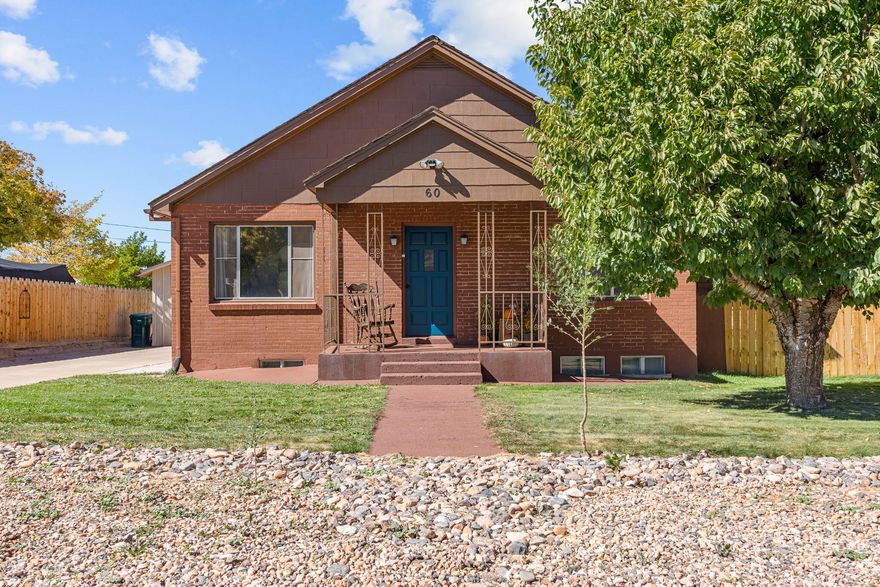 Beautifully updated 3-bedroom, 2-bath home on a spacious horse property in Parowan, UT with full animal rights. Features stunning vintage hardwood floors, central air, and a gas furnace for year-round comfort. The large detached garage includes a workshop and an extra finished room with endless potential—perfect for an office, studio, or guest space. Enjoy peaceful rural living with room for horses or livestock, all while being close to town amenities. A rare blend of charm, space, and functionality!