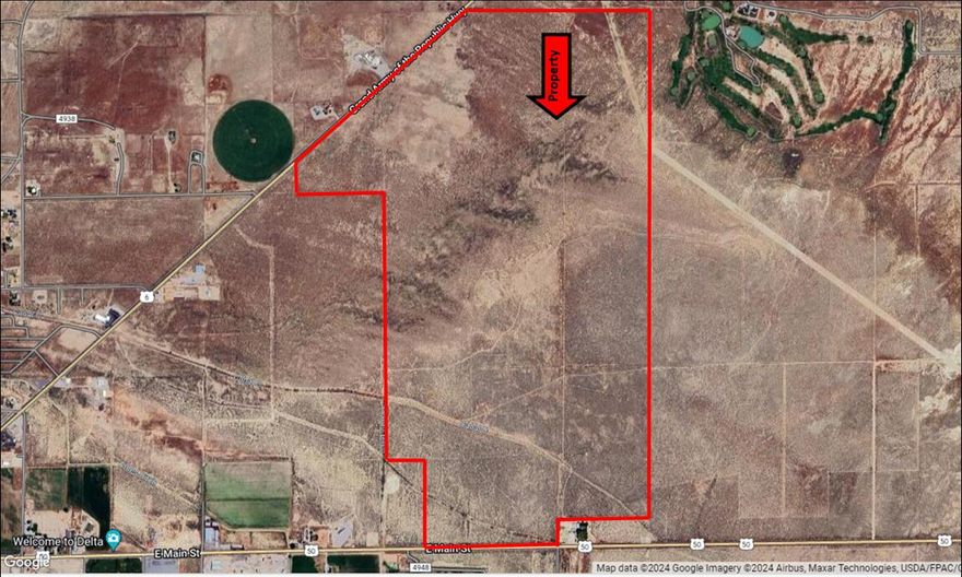 This extraordinary 700-acre property boasts direct highway access from both the north and south, ensuring unmatched connectivity and convenience. Situated 
adjacent to a scenic golf course and surrounded by residential, industrial, and highway commercial zones, it offers limitless potential for multi-zoned 
development. Power is located right at the property on both highway sides, adding further infrastructure advantages. Whether your vision includes residential 
neighborhoods, retail hubs, industrial complexes, or even a solar energy field, this land provides the ideal canvas for innovative and large-scale projects. Its 
strategic location, diverse zoning possibilities, and immense size create the perfect trifecta for developers aiming to build something extraordinary. Seize the opportunity to shape the future, unlock the potential of this premier property and bring your vision to life.