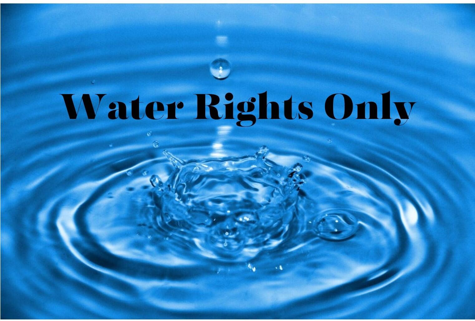 Rarely available water rights near Toquerville! .55 acre foot available, priority date 1975, active use, designated irrigation, currently located underground.