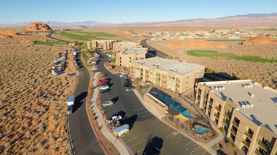 Are you ready to own an outstanding condo in the coveted Villas Bldg #5 at the beautiful Sand Hollow Resort where you can get discounts on golf, in the restaurant and the pro-shop. This resort is close to the airport, Sand Hollow Reservoir and the sand dunes, not to mention Zion National Park. This modern, upscale, first floor condo that overlooks the pool and Links Course comes fully furnished. It is turn key ready and nightly rental approved! You'll love that this condo can sleep 10 people comfortably. The great room has 2 queen sofa sleepers. One bedroom has a king bed, and a comfy sofa sleeper. The other bedroom has a king bed and a queen sofa sleeper. Each bedrooms has their own upscale bathroom and a nice covered patio with a BBQ and outdoor furniture to sit out and enjoy the sunset. Building 5 has too many upgrades to mention here ask for a list.  This condo is currently in the rental pool but it does not have to be. It also makes an incredible 2nd home or long term rental. 
Buyers that need financing please ask me about my preferred lender that can help this transaction go smoothly. 
Please allow 24 hours notice for showings.