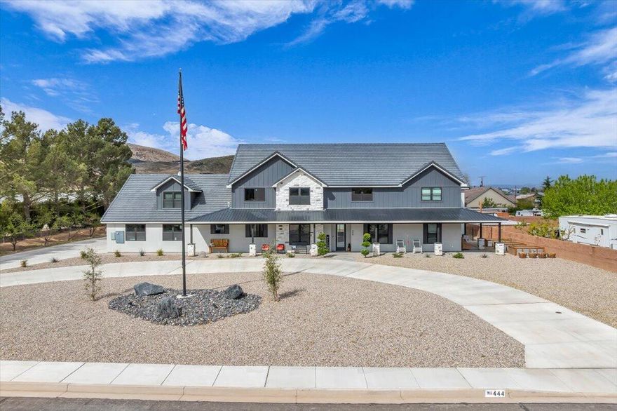 This stunning home is a true showstopper, offering an unbeatable combination of luxury, functionality and entertainment space. Once of it's most impressive features is the detached 2100 sqft garage that has power and plumbing roughed in for a bathroom, providing ample space for hobbies and storage. inside, the gourmet kitchen is a culinary dream, while the office provides a quiet space for work or study. The large owners wing is a serene retreat,complete with an ensuite bath and a massive walk in closet as well as an exercise room. Upstairs, the entertainment zone takes center stage, featuring a spacious family room with a bunk bed area, theatre room, bedroom and two bathrooms, making it an ideal space for hosting. The outdoor oasis boasts a heated pool and hot tub, perfect for relaxation No expense has been sparred. Quality attention to detail throughout. You won't want to miss this one!