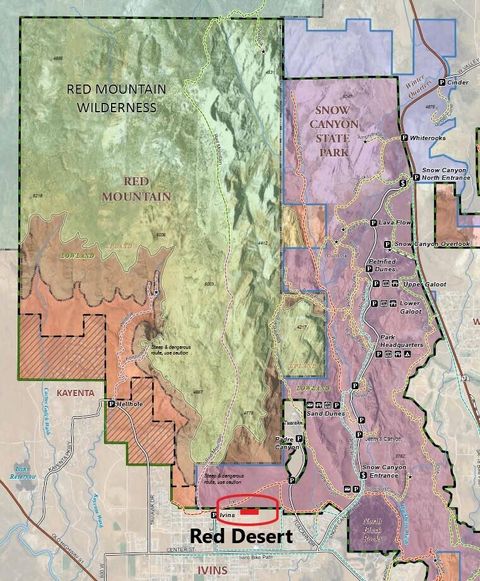 Tiny photo for 472 E Red Desert Trail, Ivins, UT 84738 (MLS # 26-271847)