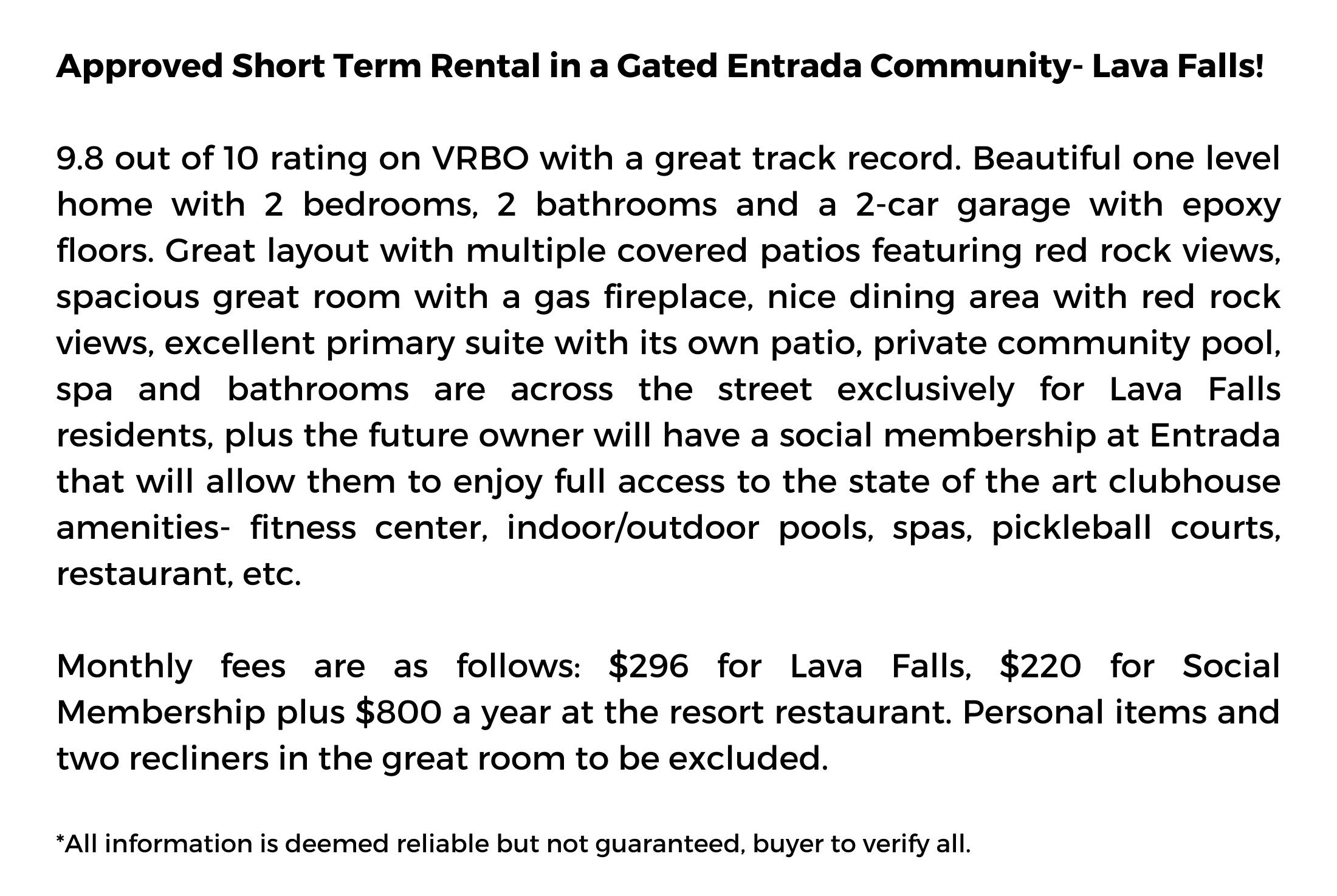 LAVA FALLS AT ENTRADA - Residential