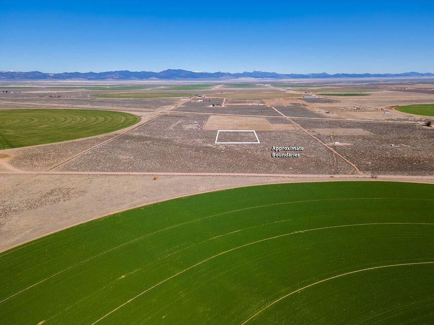 Incredible Homestead opportunity on this acreage that features perfect level ground with gorgeous views! The surrounding rolling hills are quiet and peaceful and the night skies are amazingly dark with the contrasting sparkling stars! If you are looking to ''get away from it all'' this is it! The parcel comes with 1 acre foot of water with  water right # 71-6048 with a priority date of 1945. Water is approved for a well on the land and has well cards issued.  Power is behind the parcel but it may be a great spot for off-grid living. Septic will have to be installed by the buyer. This property is permitted for a short term rental use and RV living.