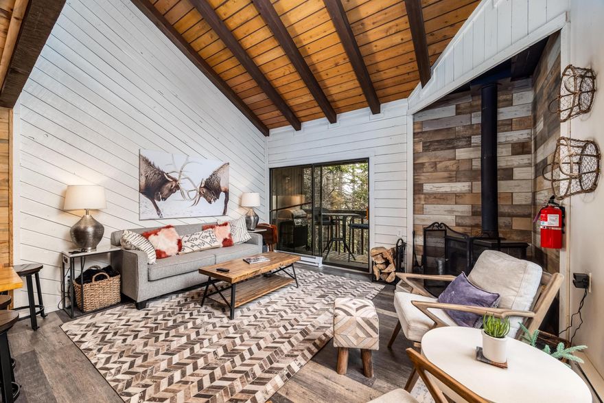 Don't miss your chance to own this private end-unit in beautiful Brian Head! This immaculate ski-in/ski-out condo offers direct access to Navajo Lodge Chair 6. Vaulted ceilings and a warm fireplace give the space that just-right mountain feel, while the spacious loft offers plenty of room for family and guests. Rarely found, this unit has no neighbors above or below, adding to the peace and privacy. A spacious loft adds to the charm of this adorable condo. Step outside to a cozy, tree-lined covered deck. This is perfect spot for quiet weekends or unwinding after a day on the slopes. A lower crawl space provides convenient extra storage for all your gear, making this the perfect mountain retreat year-round.