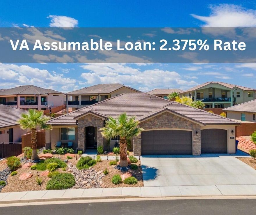 Welcome to your new home in the stunning community of Green Spring, where thoughtful design, modern upgrades, and effortless living come together. Built in 2020 and impeccably maintained, this home also offers a rare opportunity for VA buyers to assume an incredible 2.375% interest rate.
Inside, the open great room concept is paired with a well-designed split floor plan, featuring a second primary suite tucked away in its own private wing—ideal for guests, multigenerational living, or a quiet home office.
The kitchen is the heart of the home, highlighted by a spacious granite island, tile backsplash, upgraded stainless steel appliances, a brand-new dishwasher, and an oversized walk-in pantry—perfect for both entertaining and everyday living.
Throughout the home, you'll find neutral designer tones, durable tile flooring in all high-traffic areas, upgraded carpet in each bedroom, and a new water heater for added peace of mind.
The primary suite offers a true retreat with a huge walk-in closet, dual granite vanities, a soaking tub, and a spacious walk-in shower.
Step outside to a beautifully landscaped xeriscaped backyard designed for low maintenance and high enjoyment. The large covered patio provides the perfect shaded space for relaxing or hosting, and the side yard is already plumbed for a spa or swim spa, giving you the opportunity to create your own private outdoor oasis.
Completing the home is a three-car garage with epoxy flooring and built-in storage racks, delivering both function and a clean, polished finish.
This Green Spring home checks every boxall that's left to do is move in and enjoy