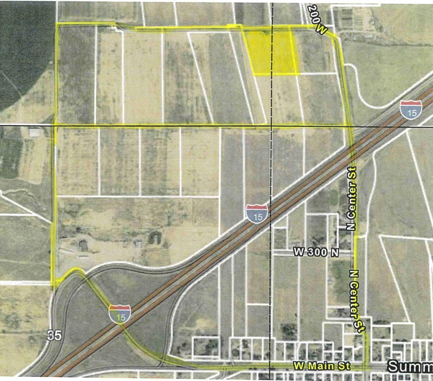 Opportunity Knocks! 1-15 land right off exit. Parcel 1 (7.24 acres) Zoned residential. From 5 acres to 100 acres available with water. 1 acre foot will go with each lot purchased. Unlimited potential. Seller financing available with 25% down. Call listing agent for details. Buyer to verify.