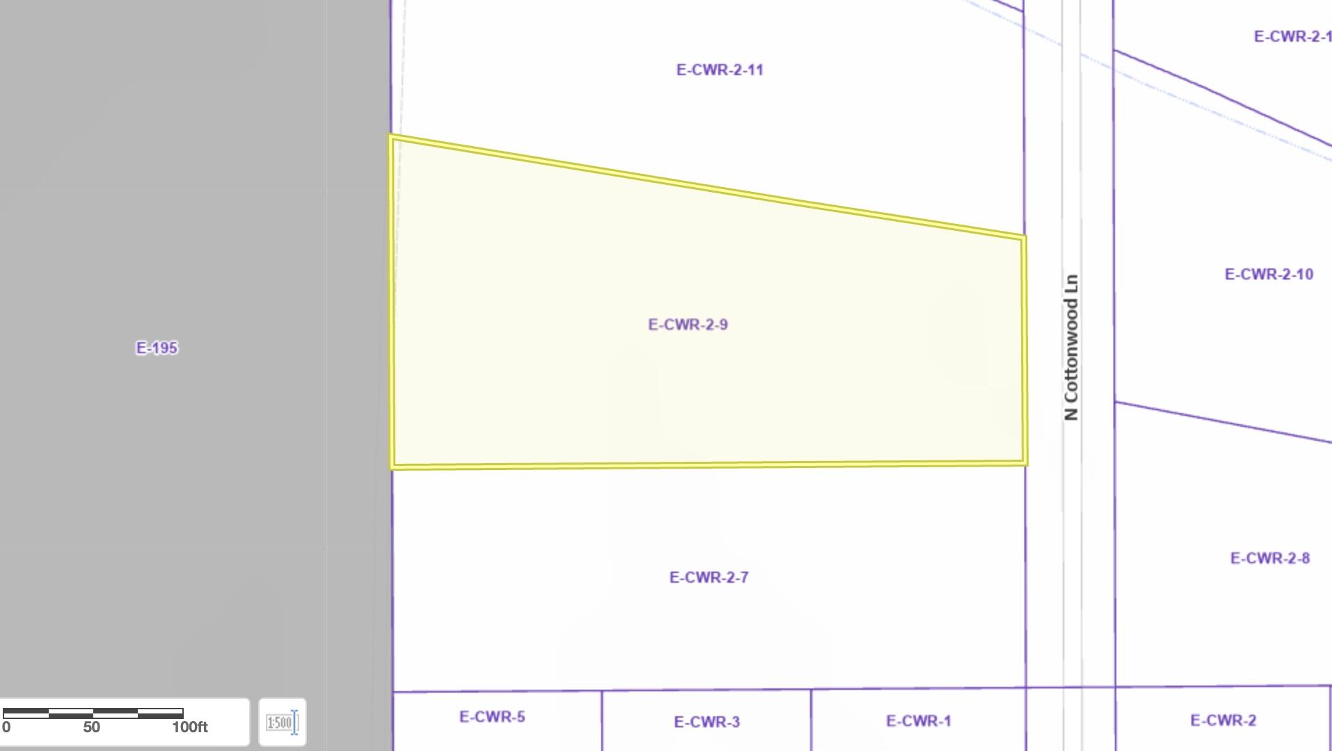 COTTONWOOD RANCHES SUB - Land