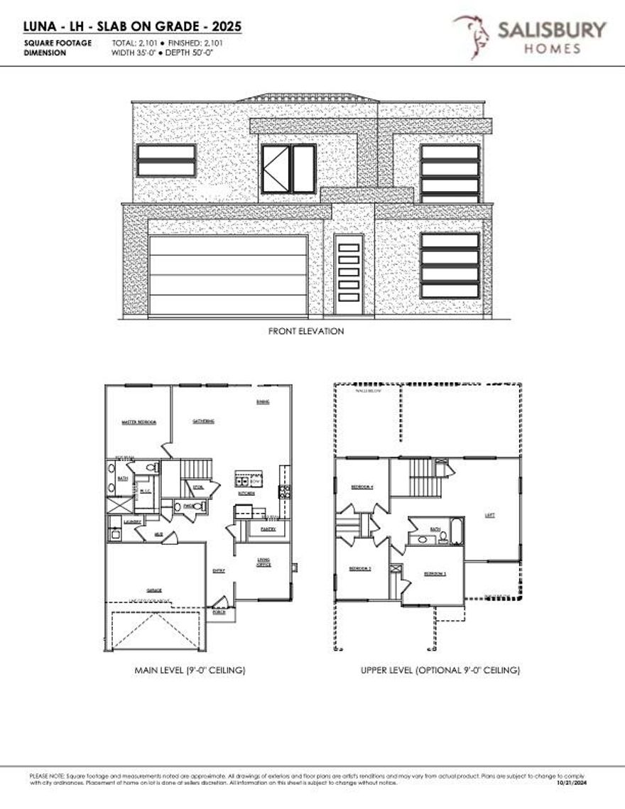 4 bed with Primary on the main level, 2.5 bath home with a 2-car garage in the brand-new Desert Reflection community by Salisbury Homes. Features include EVP flooring in main living areas and bathrooms, upgraded carpet in bedrooms, quartz countertops throughout, stainless steel gas appliances (fridge not included), modern cabinets, and kitchen backsplash. Community park, trails, and amenities nearby. NOTE: Interior and exterior finishes are predetermined and may change. Photos are examples of the finishes are also subject to change. TAKE ADVANTAGE OF A $10,000 LENDER INCENTIVE AND GET A LOWER RATE! Buyer/agent to verify all info.
