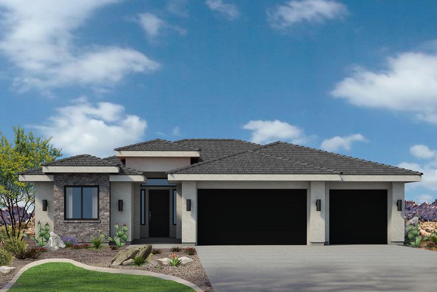 This beautiful 2,004 sq. ft. home in Cecita Crest offers a perfect blend of modern comfort and timeless style. Featuring 4 spacious bedrooms and 3 bathrooms, this home is designed for both relaxation and functionality. Enjoy cooking and entertaining in the stunning kitchen with quartz countertops, upgraded painted cabinets, and premium finishes throughout. The open-concept layout flows seamlessly into the living area, highlighted by durable waterproof flooring that's as stylish as it is practical. Step outside to a fully landscaped yard, perfect for enjoying the peaceful surroundings and scenic views that make Divario so special. Contact us today to learn more about this incredible home and experience the serenity of Cecita Crest living!