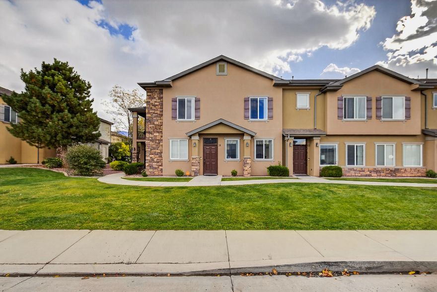 Welcome to Cedar Crossing! This beautifully maintained townhouse offers 3 bedrooms, 2.5 bathrooms, and 1,566 sq ft of comfortable living space. Enjoy modern updates throughout, including stainless steel appliances, LVP flooring, carpet and paint, and a Vivint security system with smart home lock and thermostat. The laundry room features a Speed Queen washer and dryer plus built-in cabinets for extra storage. A spacious 2-car garage provides convenience and additional space. Residents enjoy access to a private clubhouse with a swimming pool, hot tub, 24-hour fitness center, full-service kitchen, and indoor gathering area. Outside, you'll find a grass area and a small children's playground—all centrally located for easy access to shopping, schools, and recreation.