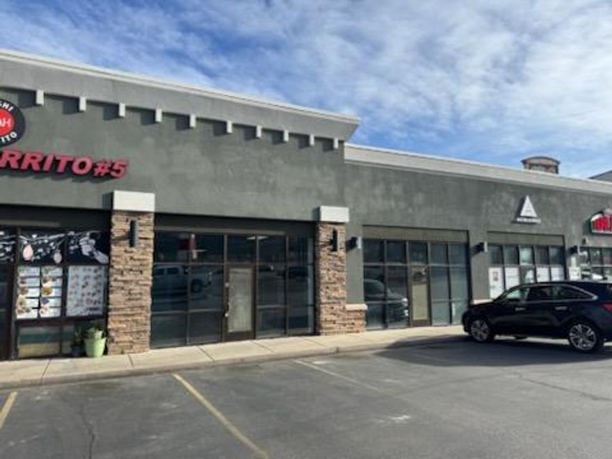 Fantastic retail location in Cedar City's Providence Center. The tenant mix includes, Starbucks, Crumbl Cookie, Chili's , Cafe Rio. Also close proximity to the Super Walmart, Home Depot and Panda Express. Visibility from I-15 and in the center of Cedar City's shopping district. The NNN are currently .29 a foot monthly.