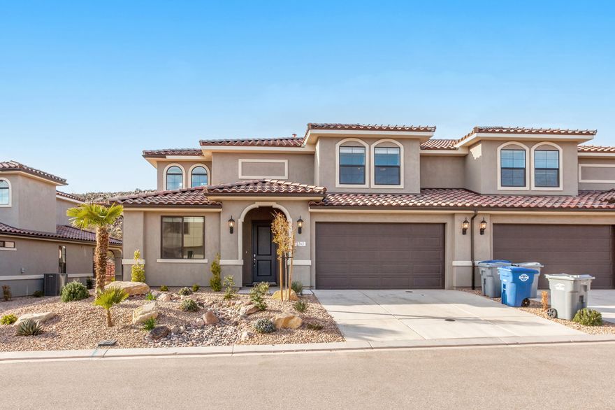 ZONED NIGHTLY RENTAL! Located in the highly sought-after Escondido development; this 5-bedroom, 4-bathroom home, featuring a spacious open floor plan. Guests will enjoy resort-style amenities including a lazy river, two-story water slide, pool, hot tub, pickleball courts, and unlimited parking for UTVs, boats, and trailers. Just minutes from Sand Hollow Reservoir, scenic hiking trails, and downtown St. George, this home offers adventure and relaxation in equal measure. With a strong rental history and solid bookings already in place, it's a turn-key opportunity to own a second home that generates income.