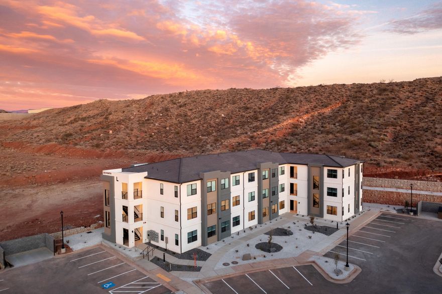 Escape to your perfect vacation retreat in this 3-bedroom, 3-bathroom condo at Terra. Designed for relaxation and adventure, this spacious condo offers modern finishes and an open floor plan, ideal for unwinding or entertaining. Whether you're enjoying the thoughtfully crafted living spaces or preparing meals in the beautifully designed kitchen, every detail is curated for your comfort. Step outside to experience resort-style amenities, including a sparkling pool, lazy river, and pickleball courts, or explore the nearby wonders of Zion National Park, Sand Hollow, and Quail Creek. At Terra, every day feels like a getaway.