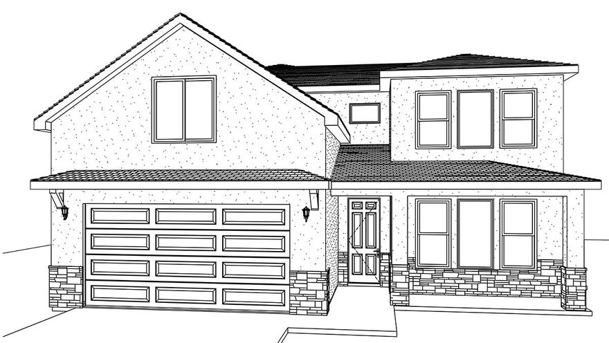 Now under construction with a unique lot and great views. 5 bedrooms (primary on main) + office/den, RV/boat parking, and no rear neighbors. The lot spans from street to street, offering privacy and the ability to add a detached garage/ADU at the back or create a pull-through driveway. Quiet community great for family, just minutes to BLM land, Sand Hollow Reservoir, and golf. Excellent floor plan with 2x6 exterior walls. Block walls installed on both sides and across the back with gate access. Large backyard with covered patio and evening shade. 2-car garage deep enough for truck/SUV. Includes 1-year builder warranty. Estimated completion February 2026.