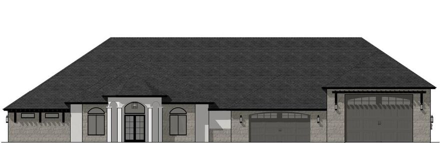 Beautifully designed to be built custom home on a half acre in the Hurricane Valley